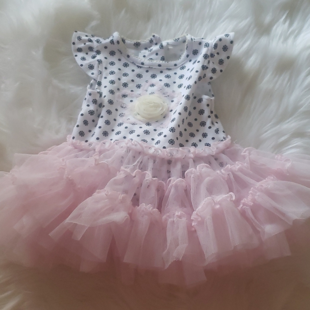 Mini muffin 0-3months fluffy dress